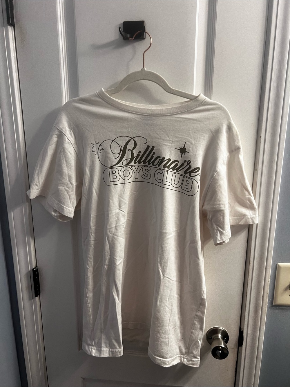 Billionaire Boys Club Cream Tee with Black Logo